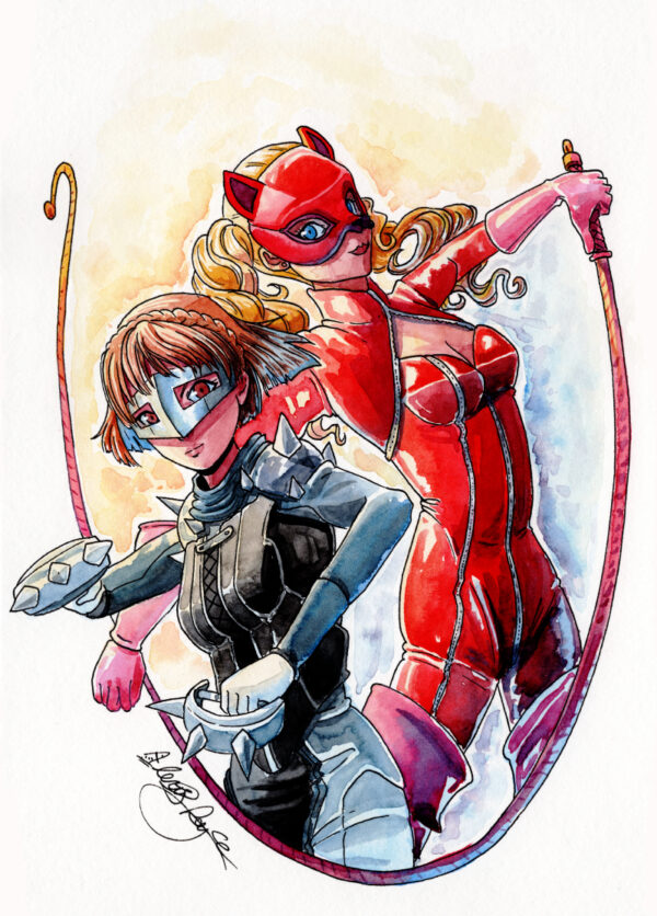 Queen and Panther Print