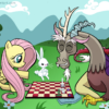 My Little Pony Fluttershy and Discord You Go First - Image 2